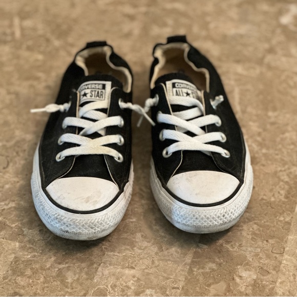 Black Converse Low Tops - Picture 3 of 6